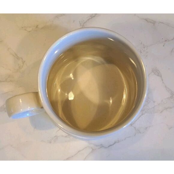 Anthropologie Mug Florence Balducci D Monogram Whimsical Dog Stoneware 20oz EUC - Picture 5 of 7